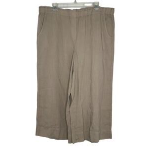 J. Jill Pure Women’s Capri Pants Size Petite Large PL Khaki Tan Beige NWT